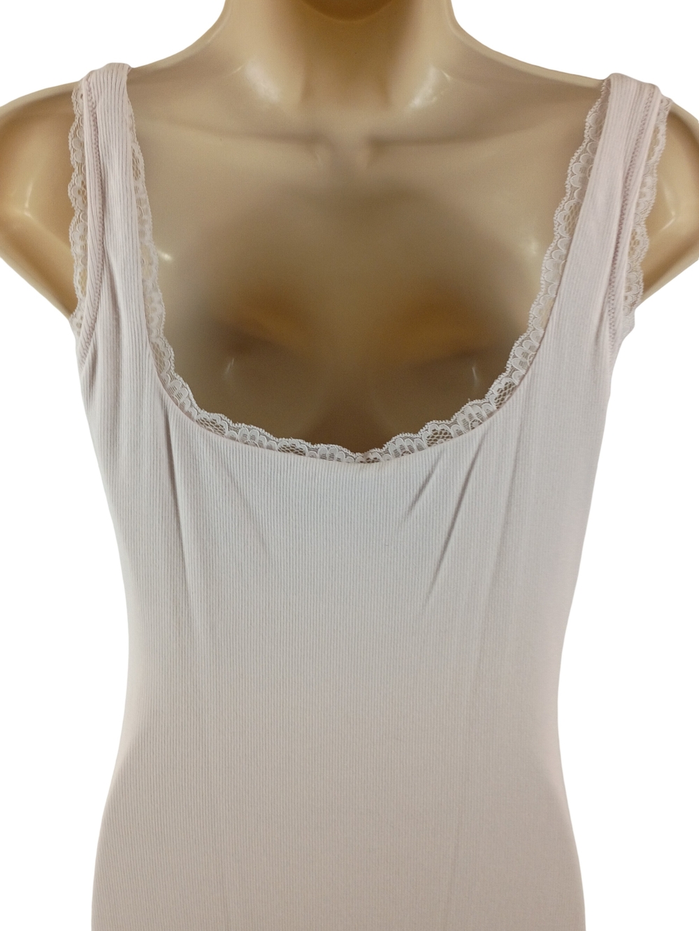 Popilush Lace-Trim Maxi Slip Dress in Pale Pink - Picture 6 of 11